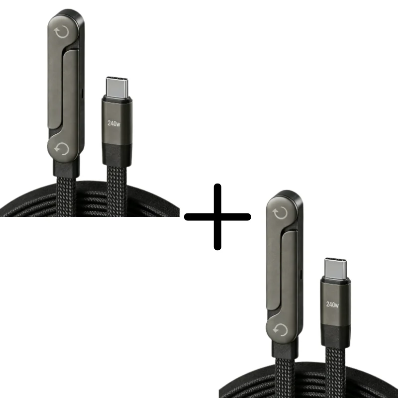 Holder360° StandCharger 1+1 GRATIS: 90-Graders Armbåge Snabb Laddning Ställ Laddare