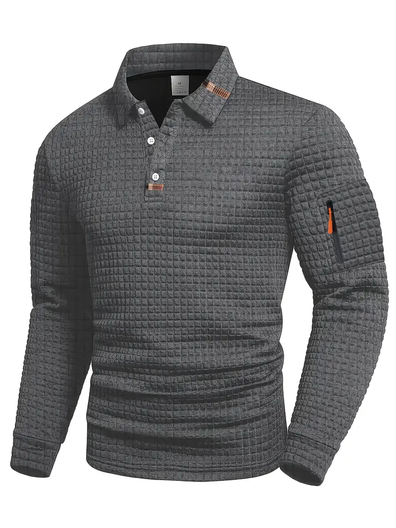 Icone™ CasualPolo - Mångsidig Bekväm Långärmad Tillfällig Polo