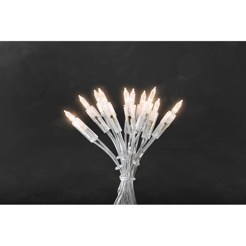 LED Minilichterkette 100 Warmweiße Dioden