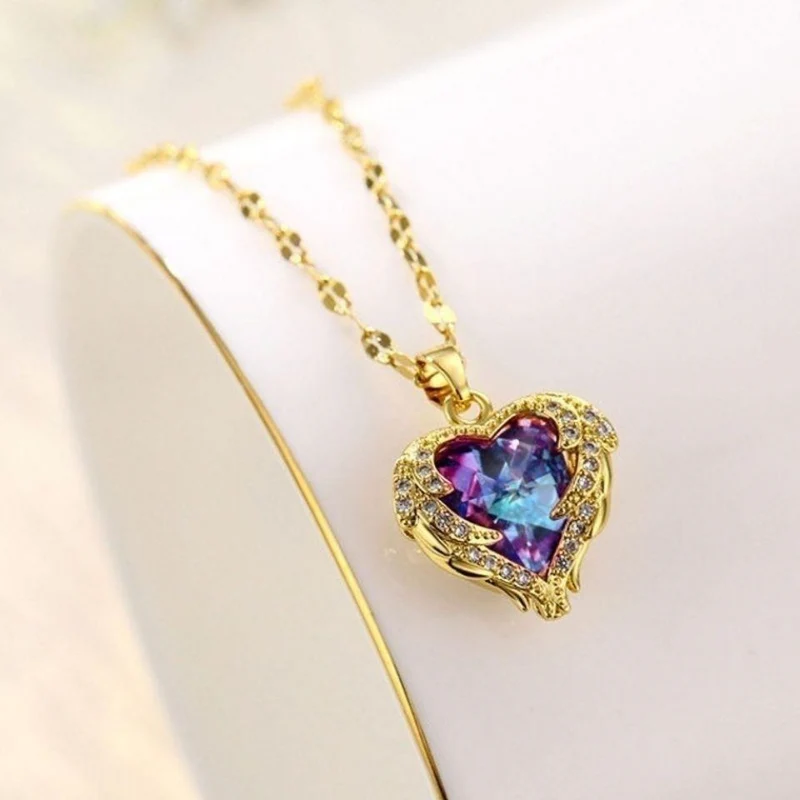 Jewelance™ CrystalHeart 1+1 GRATIS - Elegant Gnistrande Premium Kristall Hjärta Hänge