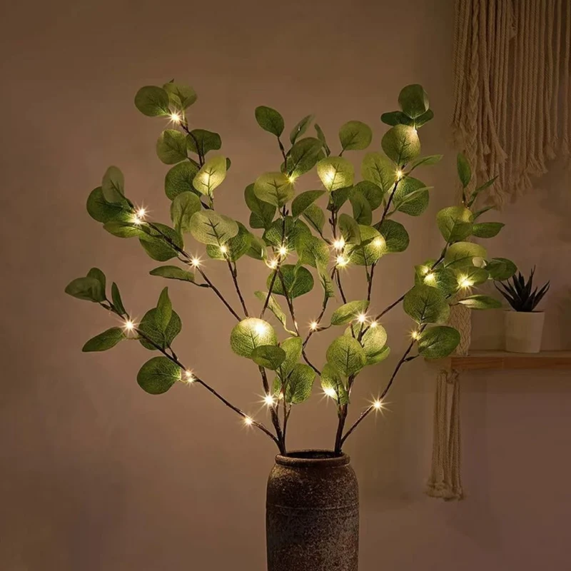 Ledsen™ LeafDecor 1+1 GRATIS - Stilfullt Upplyst Konstgjord Bladdekoration