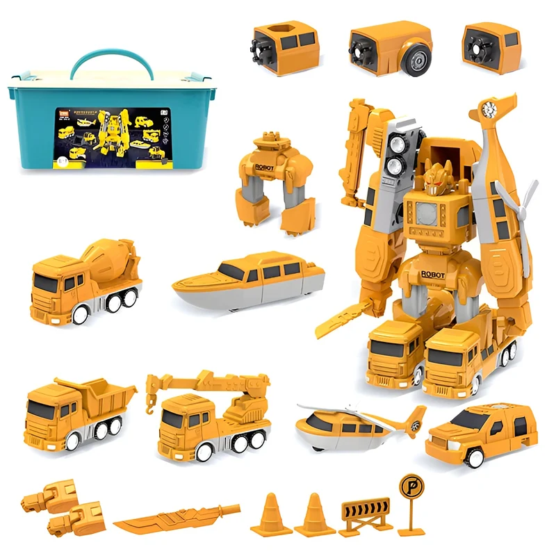 Kletshuts™ RobotBuilder – Magnetisk Transformerande Robot Byggare Och Kreativ Lärande Uppsättning
