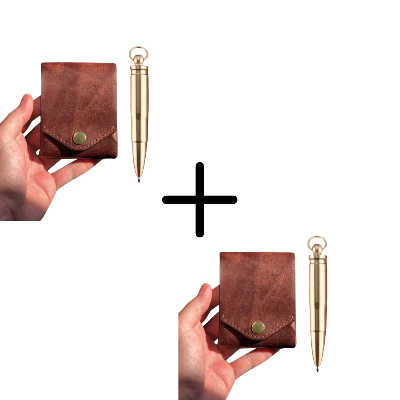 Icone™ CompactWallet 1+1 GRATIS - Stilren Kompakt Plånbok Med Inbyggd Penna Och Fack