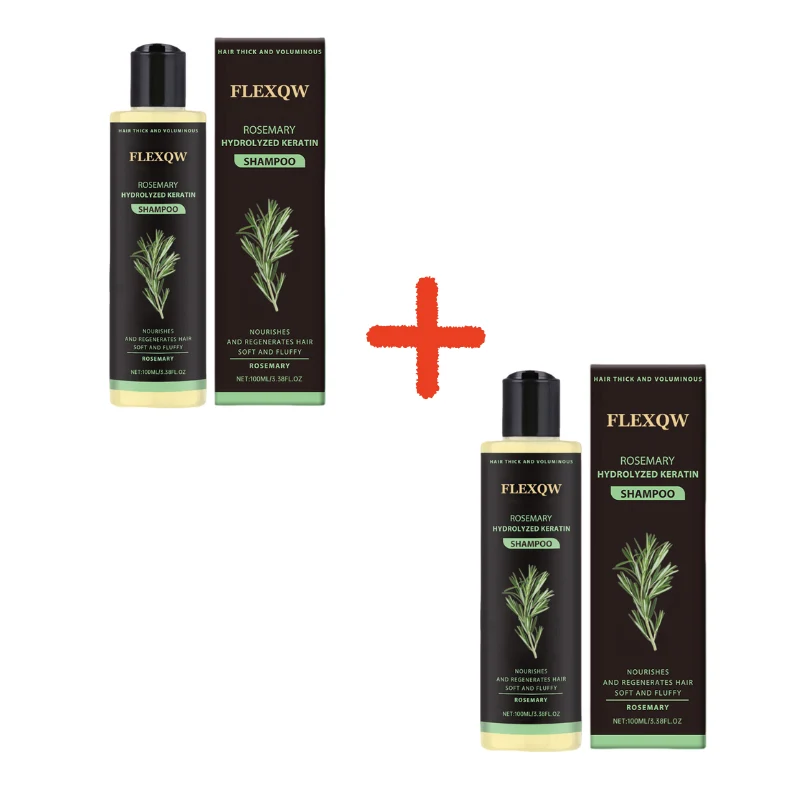 Rose® GlowShampoo 1+1 GRATIS: Naturlig Keratin Reparation Djup Återfuktning Och Strålande Glans Glow Shampoo