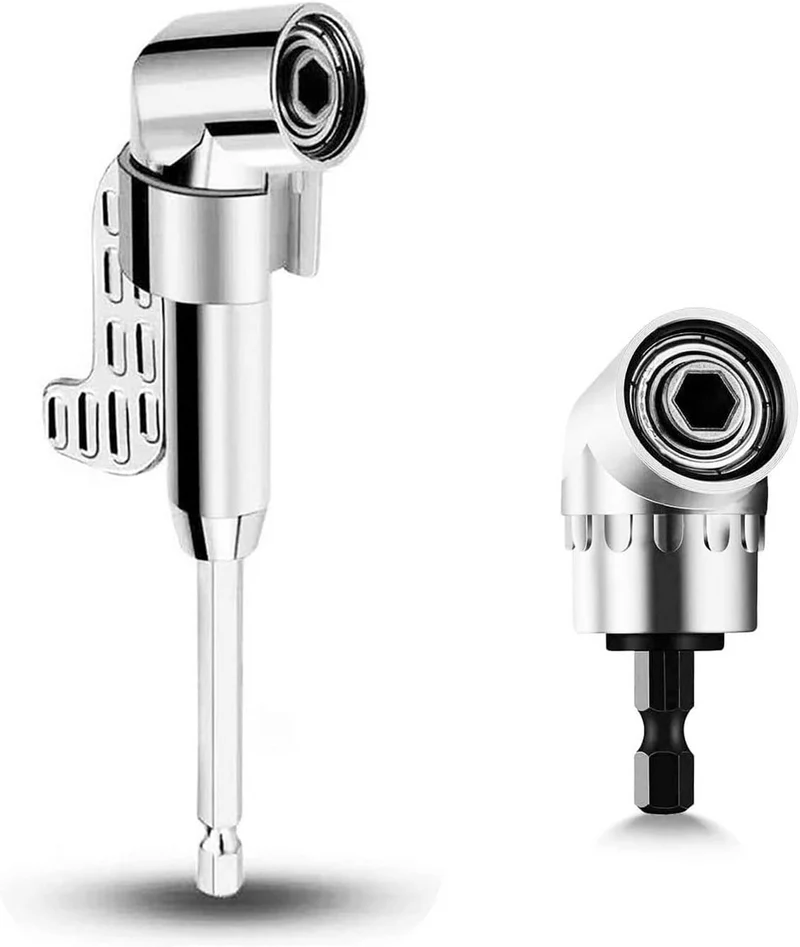 DrillExtension - 2-Pack Magnetisk Rättvinklig Borrförlängning