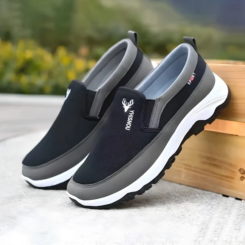 Happy™ EasyShoes: Herrens Stiliga Avslappnade Bekväma Glida-På Båt Enkelt Skor