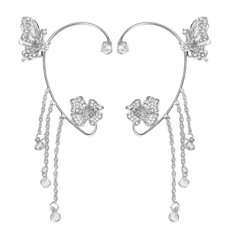 Jewelance™ EarCuffs 1+1 GRATIS: Lyxig Mode Fjäril Zirkon Tofs Öronkuddar