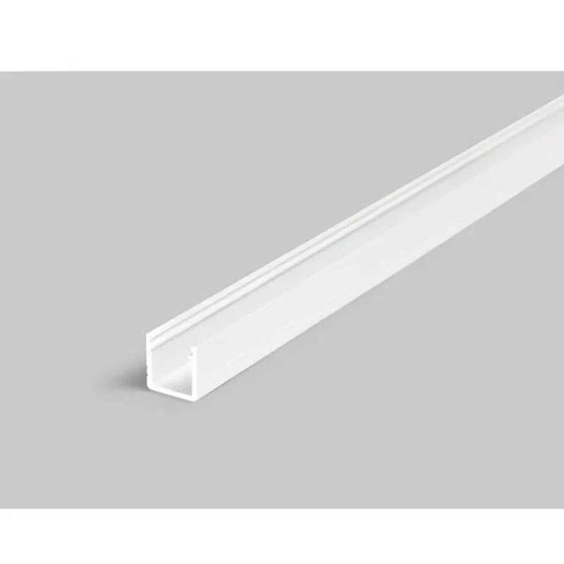 Aufbauprofil micro 200cm Weiß ohne Abdeckung für LED-Strips