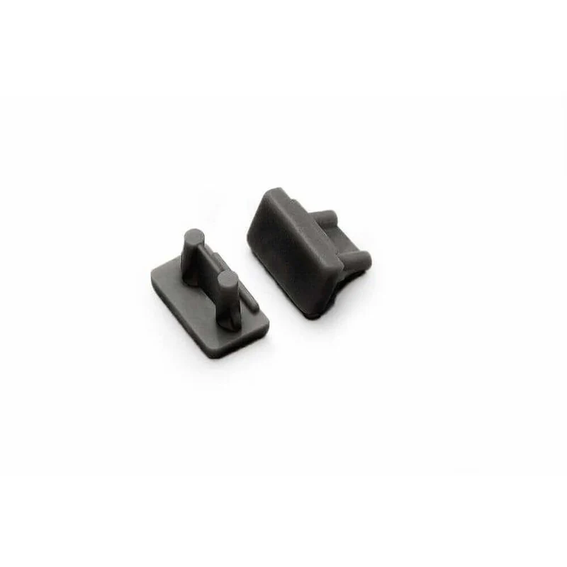 Endkappen 2er Set für Aufbauprofil mini Typ A Schwarz