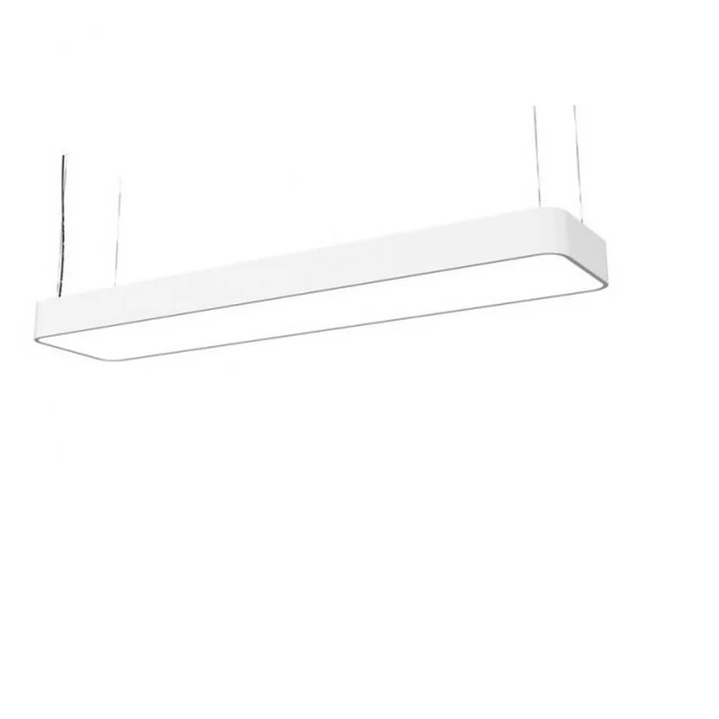LED Büro-Hängelampe Talu 90x20cm Weiß