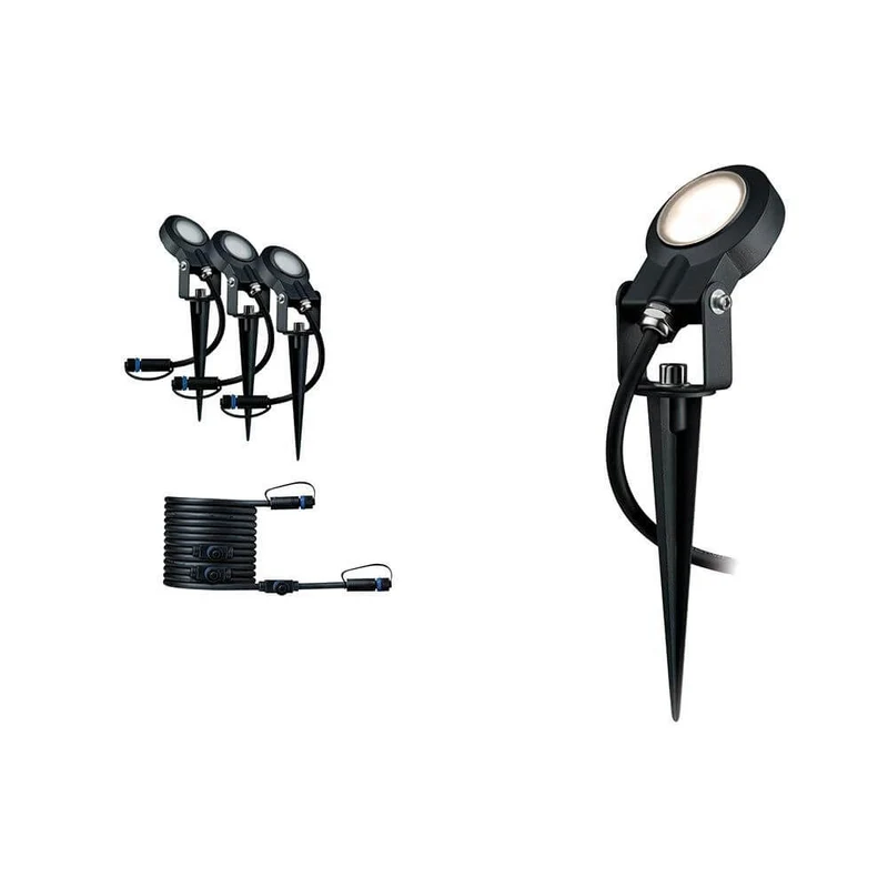 LED Plug & Shine Gartenstrahler Sting Erweiterungsset Anthrazit IP67