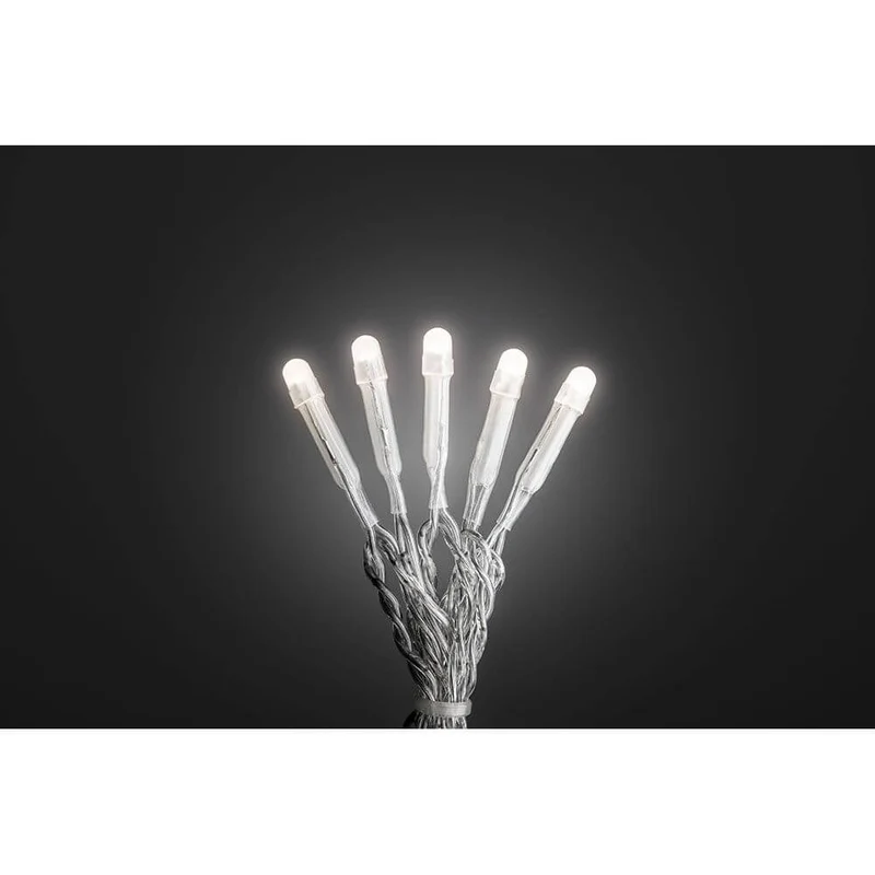 Micro LED Lichterkette gefrostet 100 Warmweiße Dioden