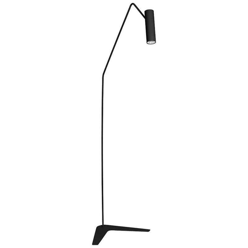 Eyes Stehleuchte mit verstellbarem Spot 160cm Schwarz