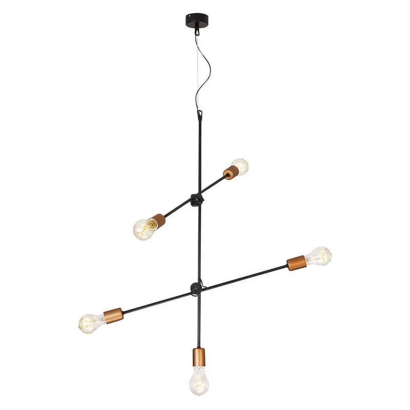 RetroStick Pendelleuchte 5-flammig 73cm Kupfer