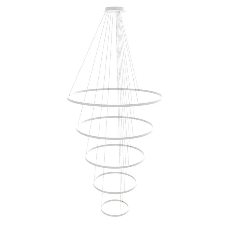 s.luce LED Ring Pendelleuchte 5-flammig Zentrisch