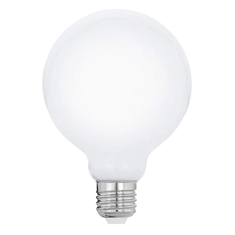 E27 LED Glühbirne Milky Ø 9,5cm Dimmbar 8W Warmweiß