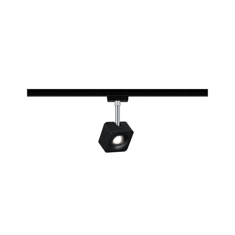 U-Rail LED Schienenspot Cube Spot Schwarz-Matt Dimmbar