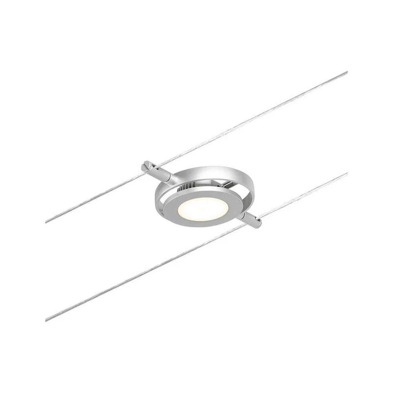 CorDuo LED Seilsystem Round Mac Einzelspot Chrom-Matt
