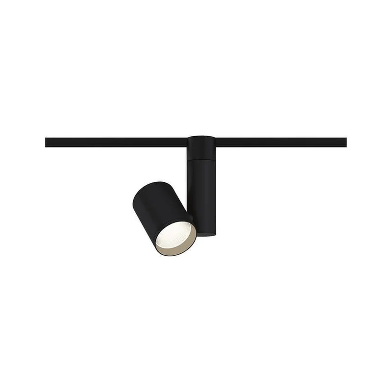 U-Rail LED Schienenspot Zeuz Einzelspot 9° Schwarz-Matt