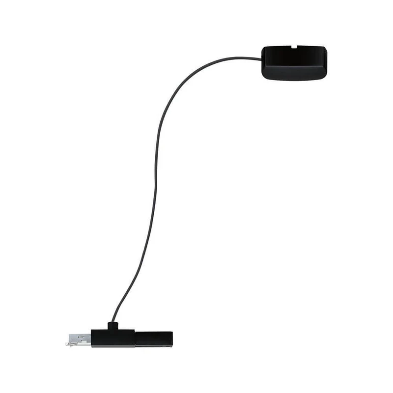 U-Rail Einspeisung 2m Kabel Schwarz-Matt