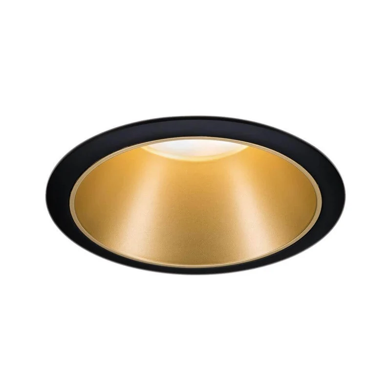 LED Einbauleuchte Cole Schwarz, Gold