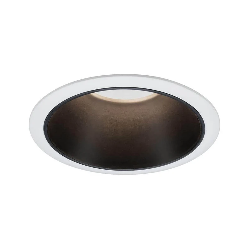 LED Einbauleuchte Cole LED Rund 8,8cm Weiß, Schwarz