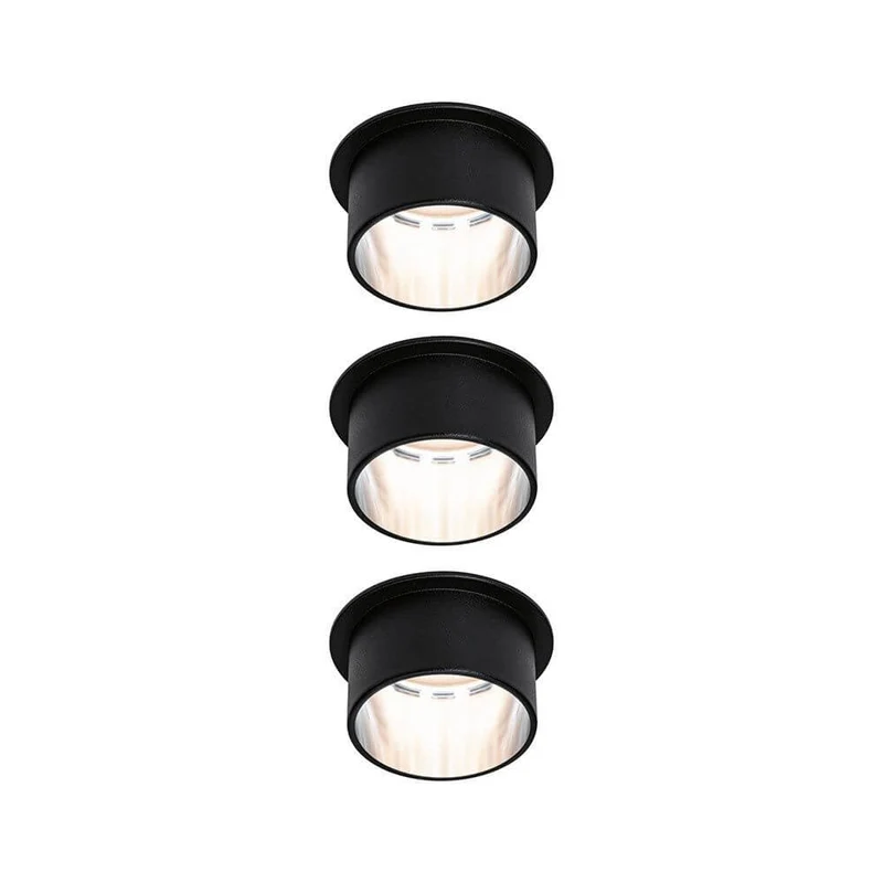 LED Einbauleuchte Gil Basis-Set Rund mit Stufen-Dimmer