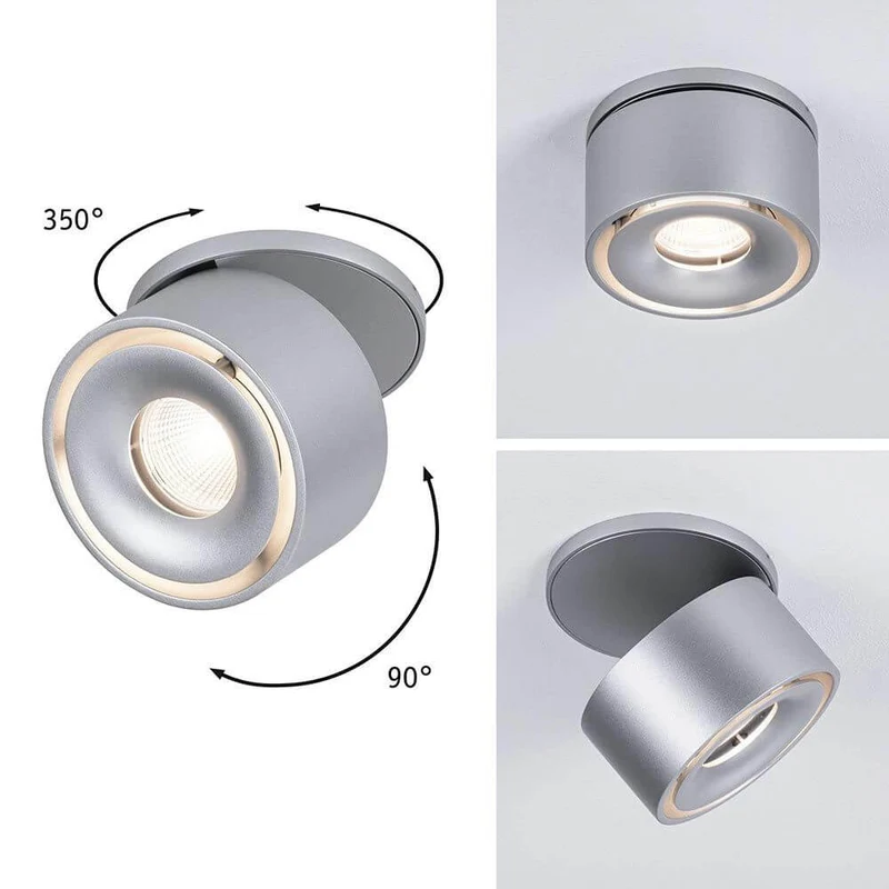 LED Einbauleuchte Spircle Chrom-Matt