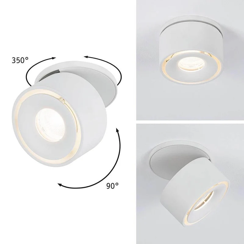 LED Einbauleuchte Spircle Weiß-Matt