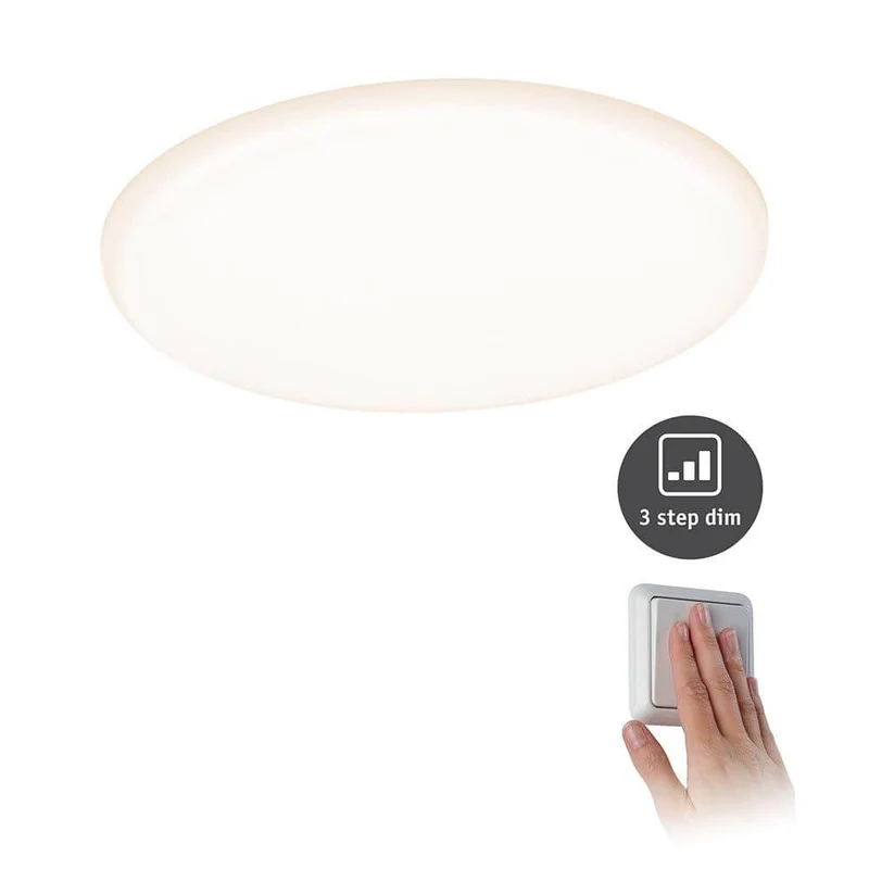 VariFit Veluna LED Einbau-Deckenleuchte mit 3-Stufen-Dimmer Ø 18,5cm