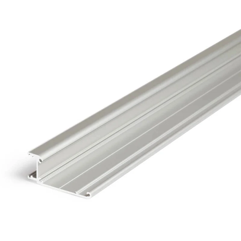 Aufbau-Wandprofil schräg 200cm Alu-roh ohne Abdeckung für LED-Strips