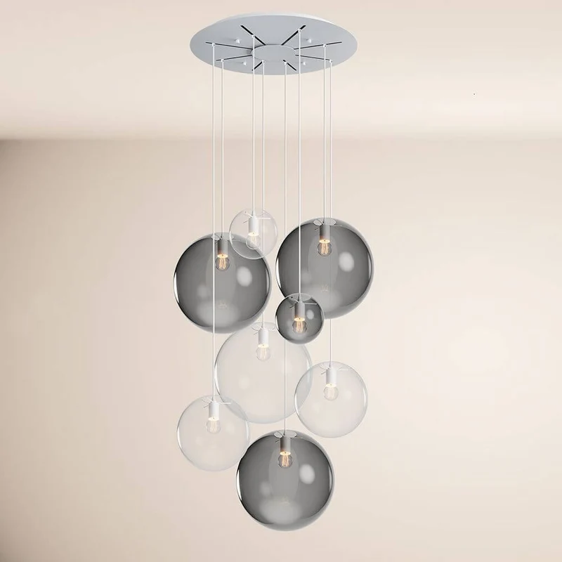 s.luce Orb Galerielampe 8-flammig Modular