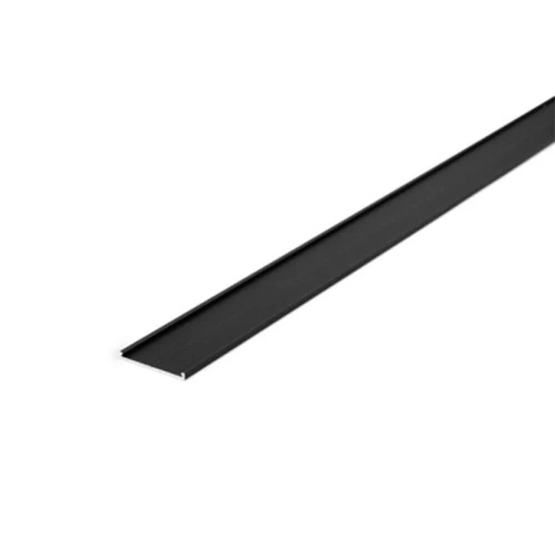 Alu-Abdeckung 200cm Schwarz für XXL Trafoprofil