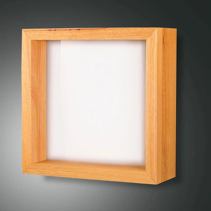 LED Wandlampe Window 2610lm Eichenholz