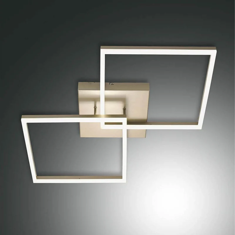 LED Deckenlampe Bard 5400lm Gold-Edelmatt