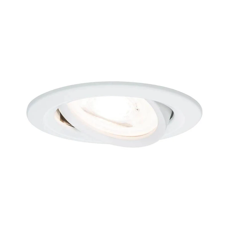 Einbauleuchte Nova rund schwenkbar LED 1x6,5W 2700K GU10 Weiß