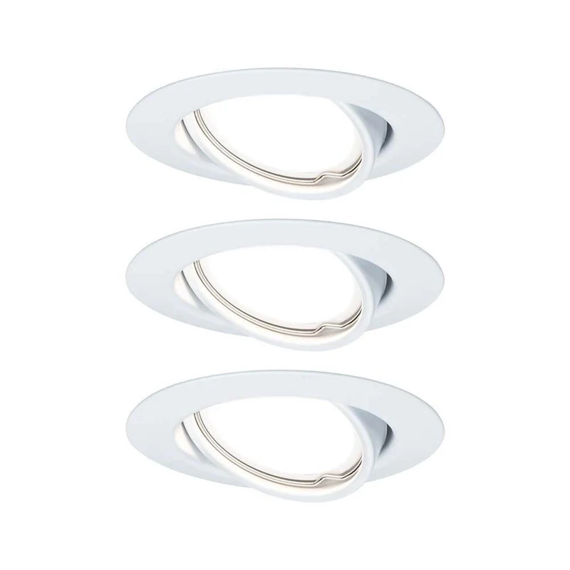 Einbauleuchten-Base Coin LED schwenkbar 3-stepdim 3x5W Weiß