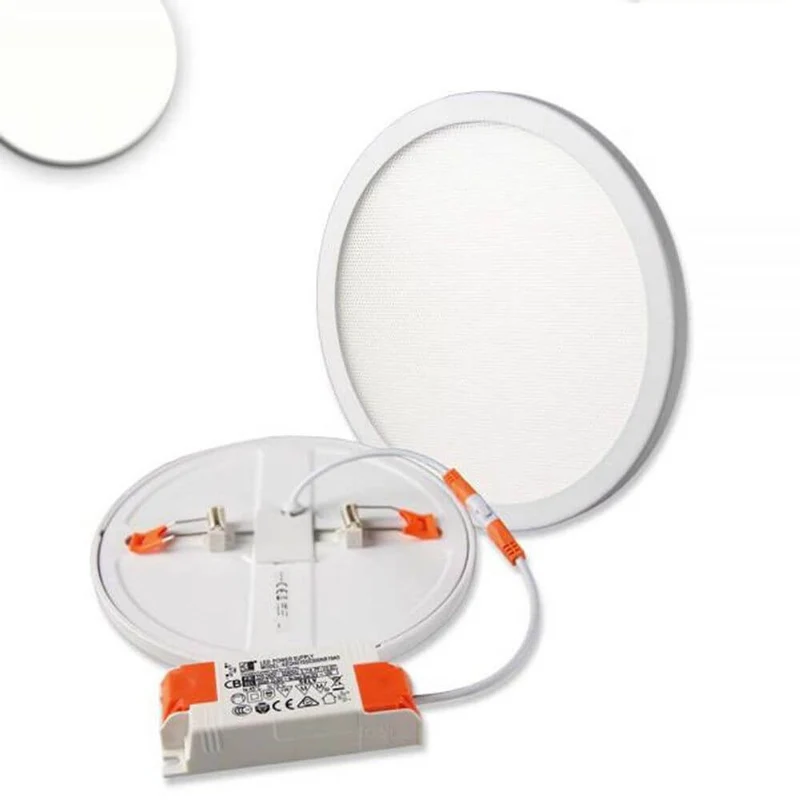Einbau LED-Panel Ø 17,5cm Flex 15W Ausschnitt 5-16cm Neutralweiß