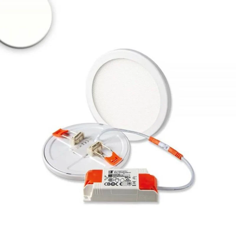 Einbau LED-Panel Ø 12cm Flex 8W Ausschnitt 5-10cm Neutralweiß