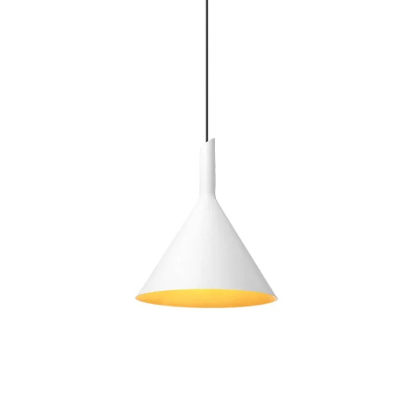 LED Pendelleuchte Shiek L in Weiß, Goldfarben