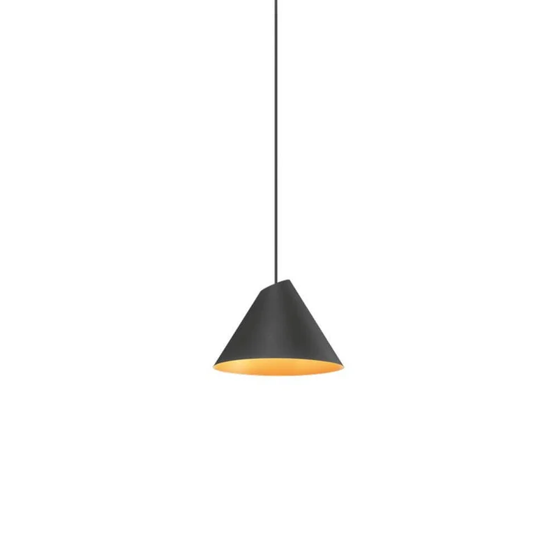 LED Hängeleuchte Shiek S 620lm Schwarz, Goldfarben