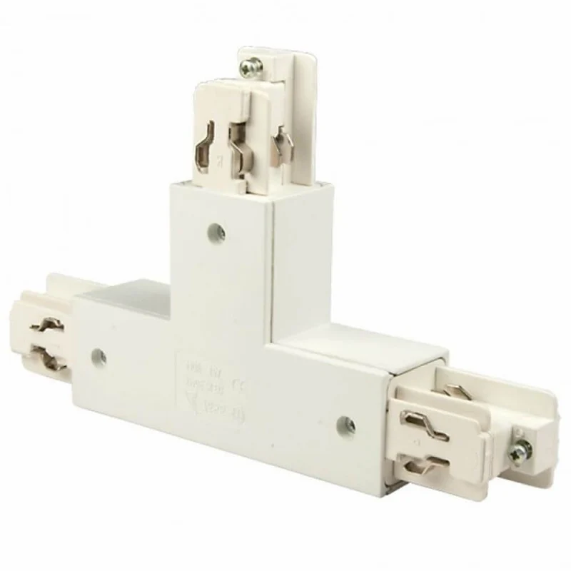 3-Phasen T-Verbinder Links Weiß