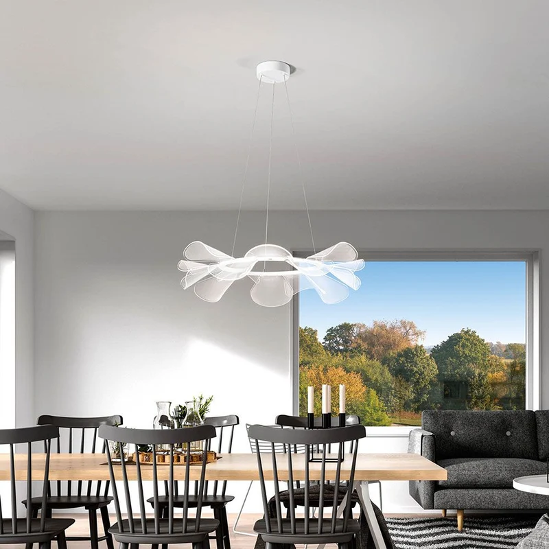 Sylvie LED Hängeleuchte Ø 72cm Blüte