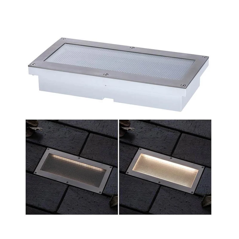 LED Solar Bodeneinbaulampe Aron mit Sensor IP67 3000K