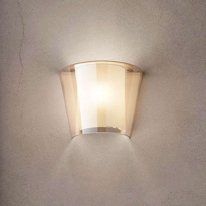 Viki Flur- & Wandleuchte Glas
