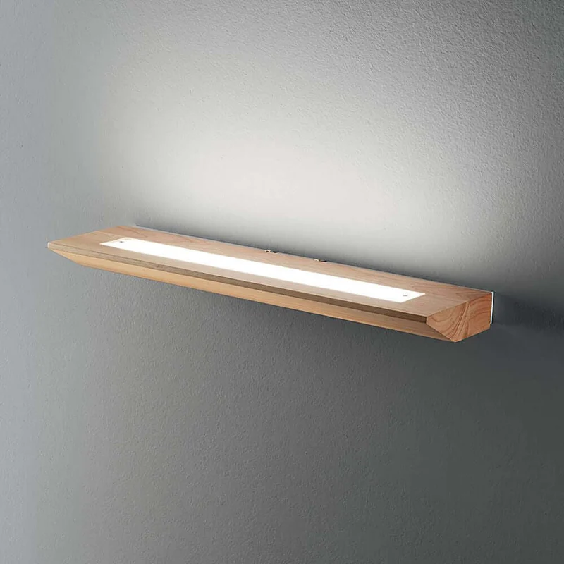 Linus LED Wandleuchte aus Eichenholz