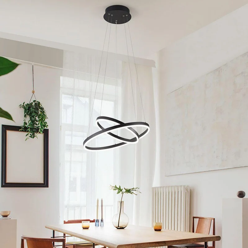 Giotto LED Hängeleuchte 2 Ringe