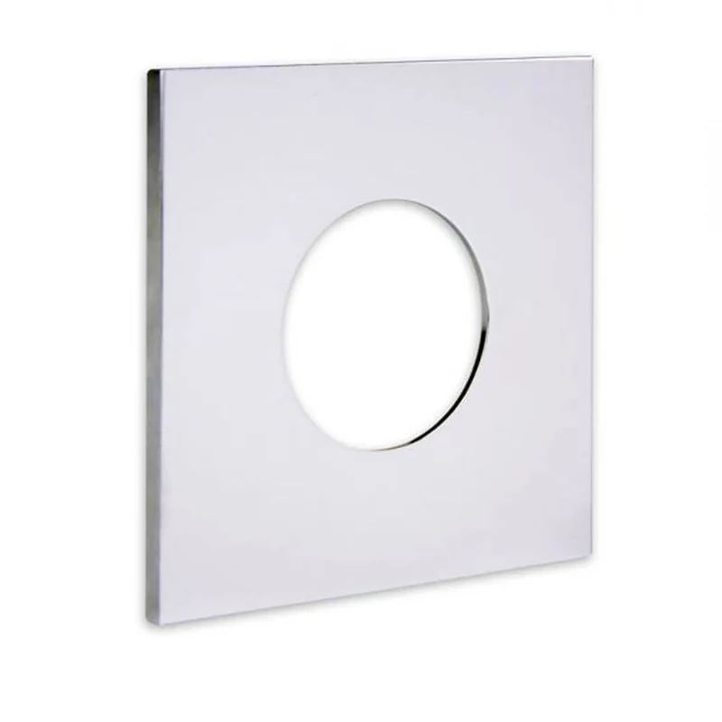 Cover für Einbaustrahler Sys-68 eckig Chrom