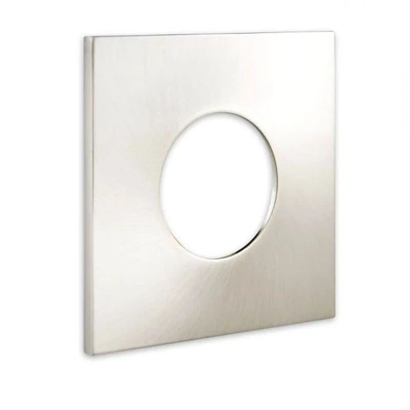 Cover für Einbaustrahler Sys-68 eckig Nickel-Matt