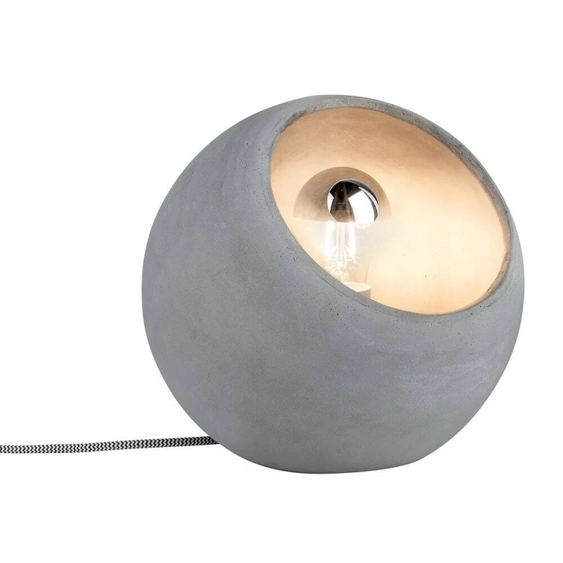 Neordic Ingram Beton Tischleuchte Grau
